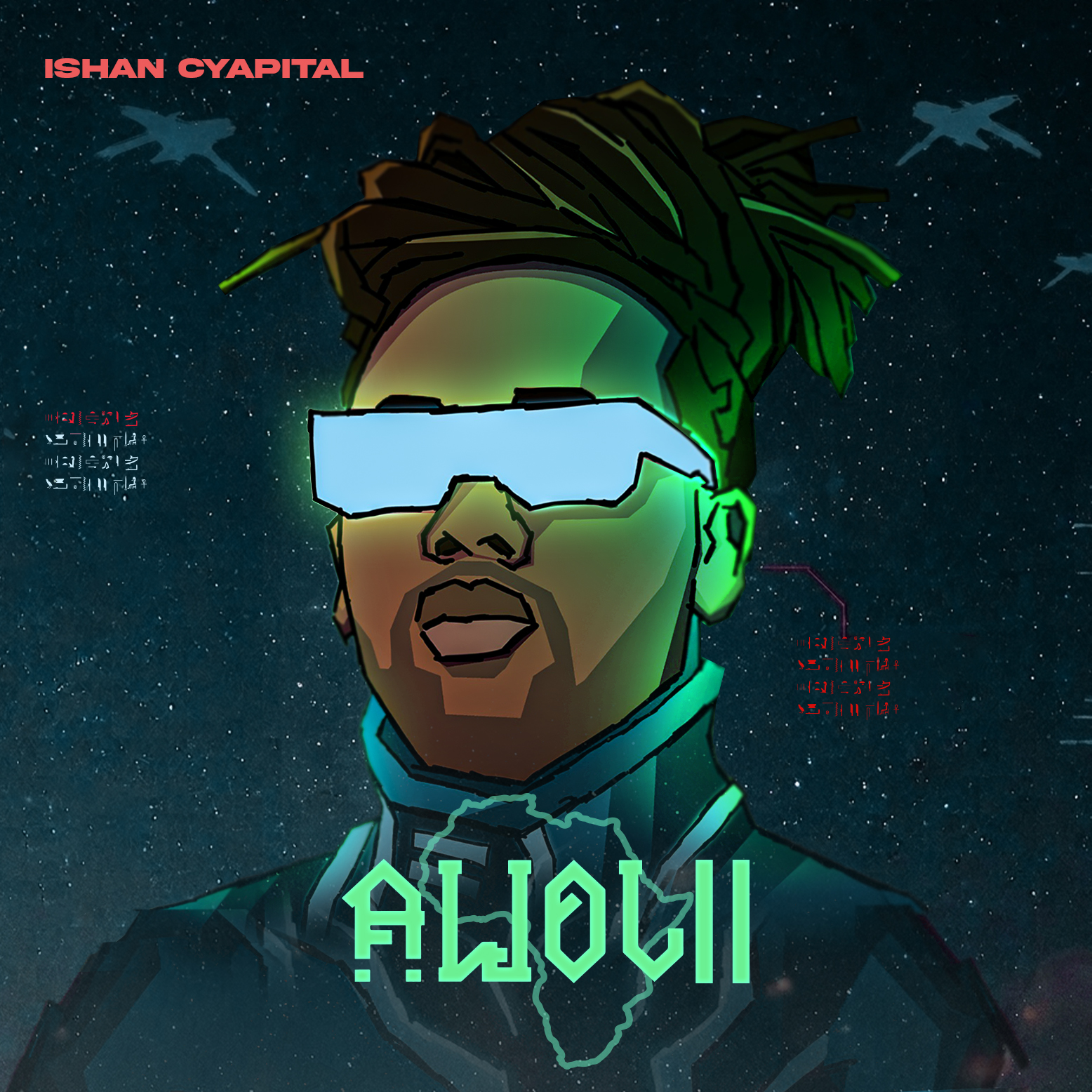AWOL II album cover by Ishan Cyapital